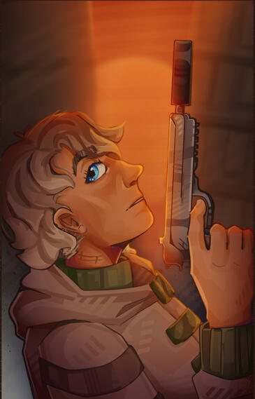 [OC] Sky with gun