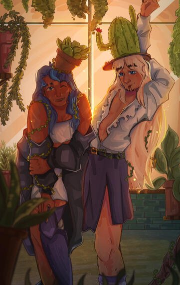 [OC] &amp; Fanart Cyan and Kaamelus