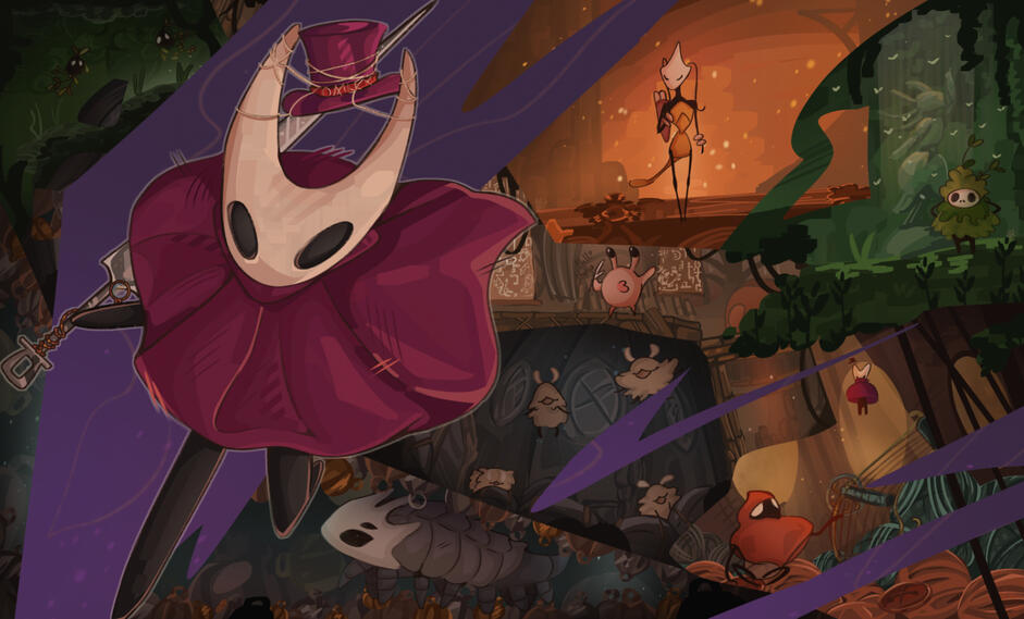 Hollow Knight: Silksong Fanart for Zombey